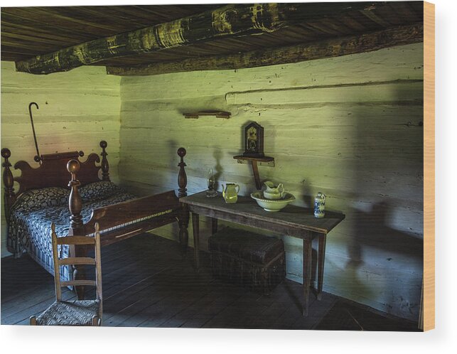 Andrew Jackson Wood Print featuring the photograph Slave Quarters - The Hermitage by James L Bartlett