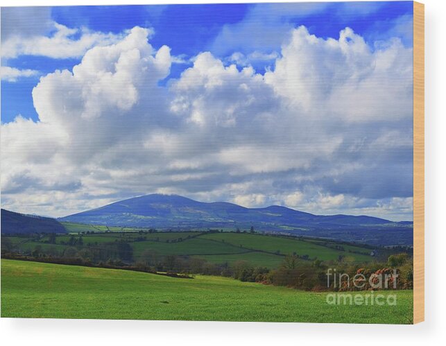 Scenery Wood Print featuring the photograph Slieve na Mban by Joe Cashin