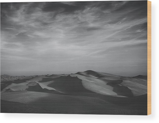 Imperial Sand Dunes Wood Print featuring the photograph Somehow, Some Way by Laurie Search