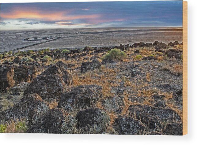 Spiral Jetty Wood Print featuring the photograph Spiral Jetty by Scott Read