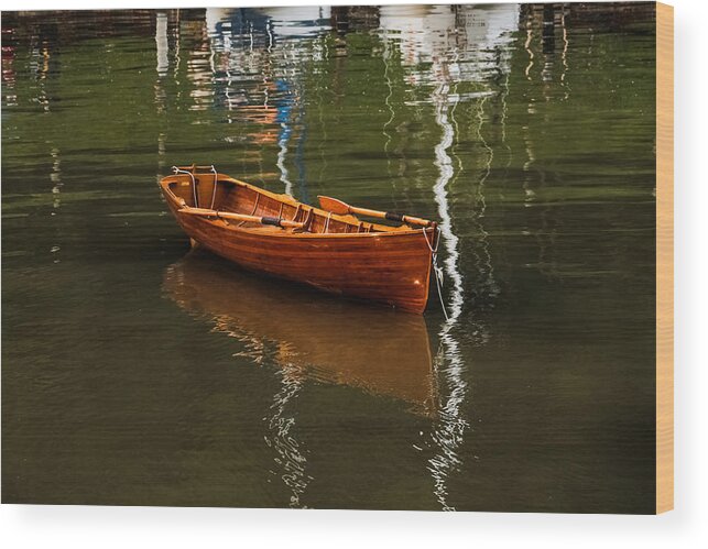 Boat Wood Print featuring the photograph Red Boat by Karl Anderson