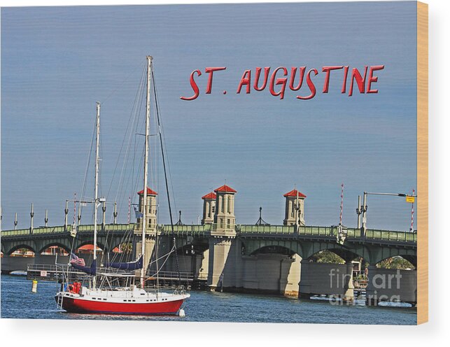 Florida Wood Print featuring the photograph St. Augustine by Lydia Holly