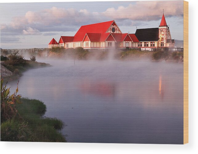 St Wood Print featuring the photograph St Faiths Anglican Church by Nicholas Blackwell