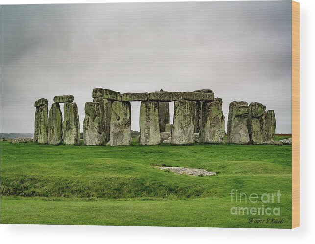Stonehenge Wood Print featuring the photograph Stonehenge by Sue Karski