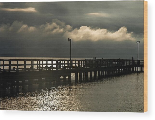 Clay Wood Print featuring the photograph Storms Brewin' by Clayton Bruster
