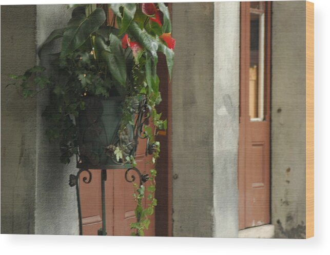 New Orleans Wood Print featuring the photograph Streets of New Orleans by Lori Mellen-Pagliaro