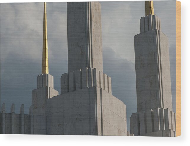 Architecture Wood Print featuring the photograph Strength and power by Brian Green