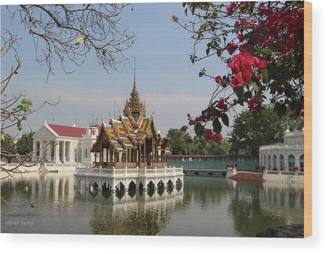 Summer Palace Wood Print featuring the photograph Summer Palace, Thailand by Aashish Vaidya