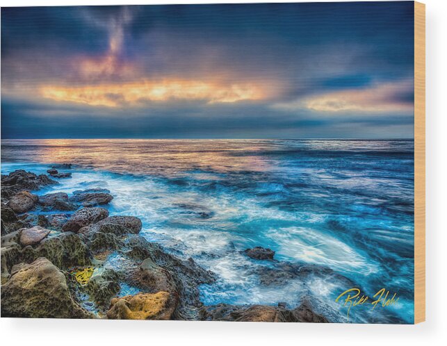 Atmosphere Wood Print featuring the photograph Surreal Shoreline by Rikk Flohr