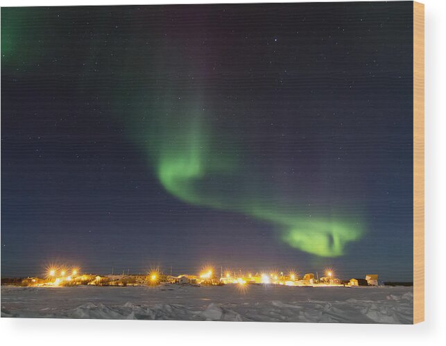 Aurora Borealis Wood Print featuring the photograph Sweet Dreams by Valerie Pond