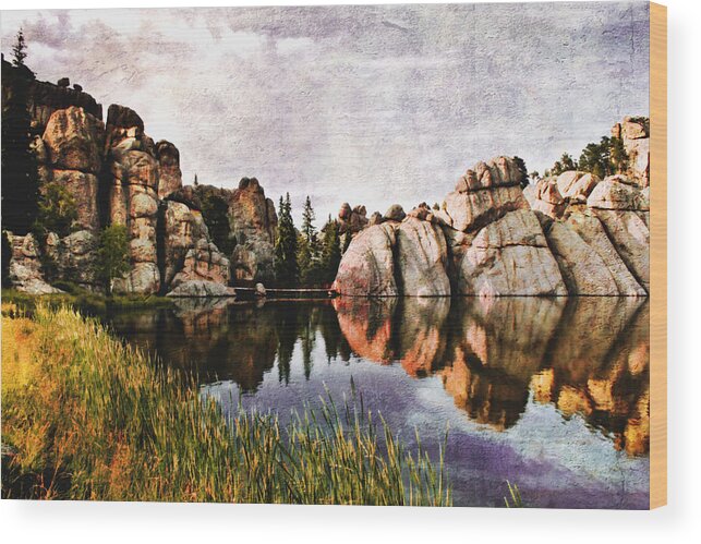 Sylvan Lake Wood Print featuring the photograph Sylvan Lake - Black Hills by Ellen Heaverlo