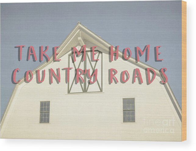 Vermont Wood Print featuring the photograph Take Me Home Country Roads by Edward Fielding