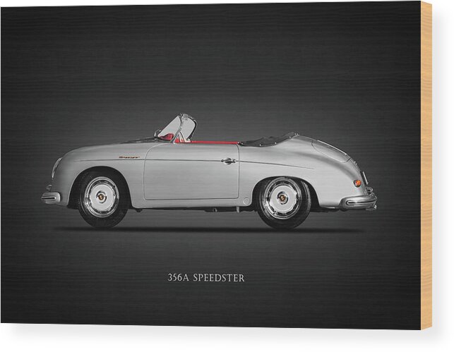 Porsche 356 Wood Print featuring the photograph The 356A Speedster by Mark Rogan