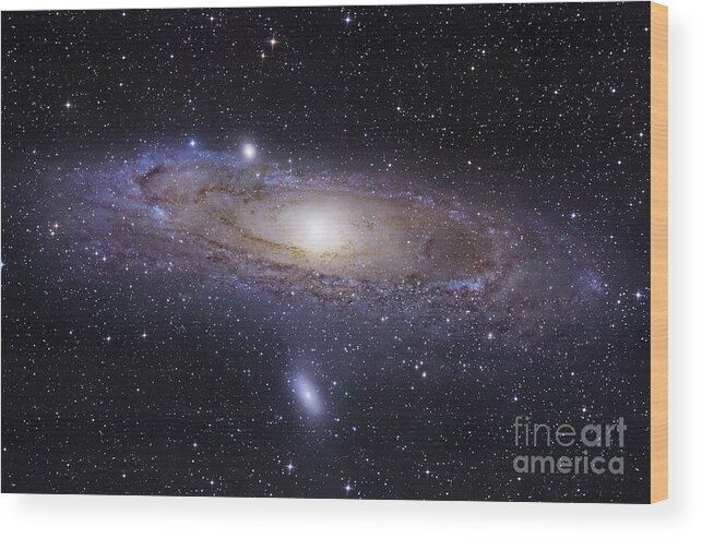 Andromeda Wood Print featuring the photograph The Andromeda Galaxy by Robert Gendler