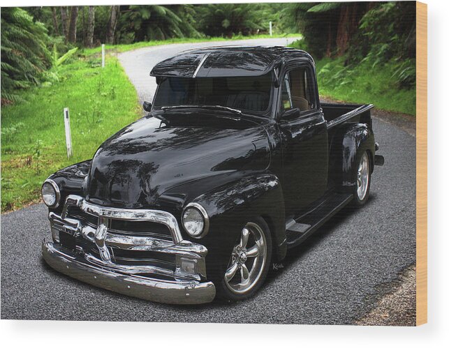 Pickup Wood Print featuring the photograph The Beast by Keith Hawley