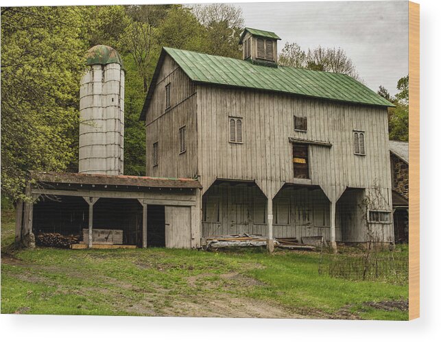 Barn Wood Print featuring the photograph The Barn by Pamela Taylor