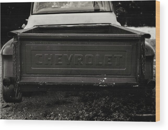 Chevy Wood Print featuring the photograph The Business End by Eugene Campbell