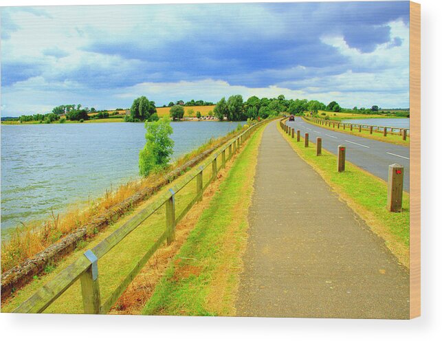 Causeway Wood Print featuring the photograph The Causeway by Gordon James