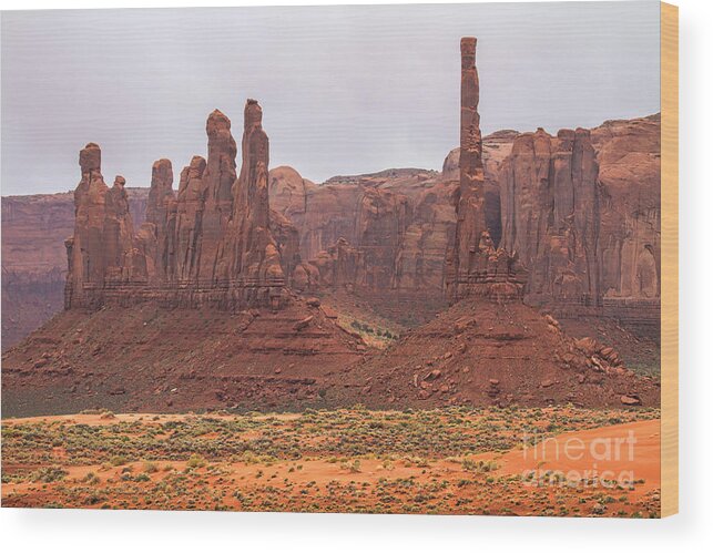 Red Stanchions Wood Print featuring the photograph The Stones Cry Out by Jim Garrison
