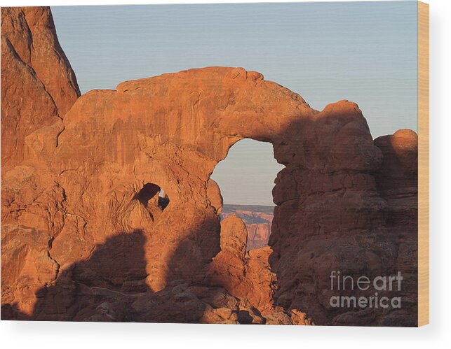Utah Landscape Wood Print featuring the photograph The Elephant's Trunk by Jim Garrison