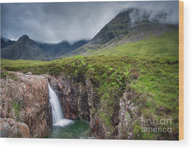 Scotland Wood Print featuring the photograph The Fairy Pools by David Lichtneker