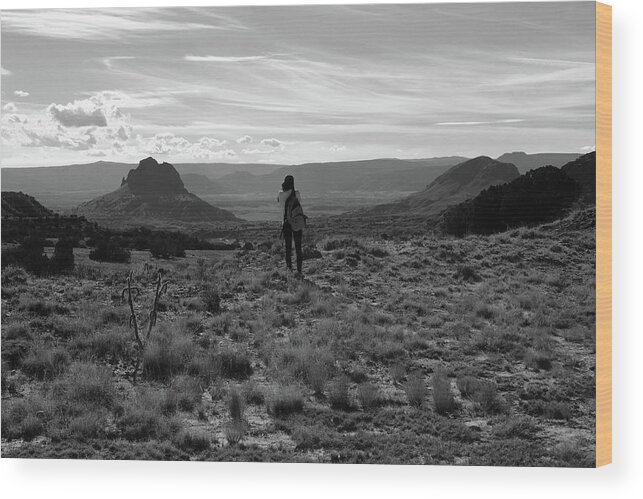 Desert Wood Print featuring the photograph The High Desert by David Diaz