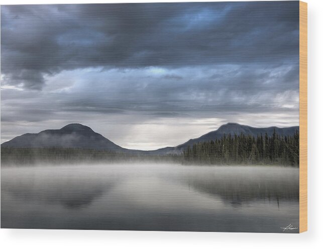 Fish Lake Wood Print featuring the photograph The Moods of Fish Lake by Phil And Karen Rispin