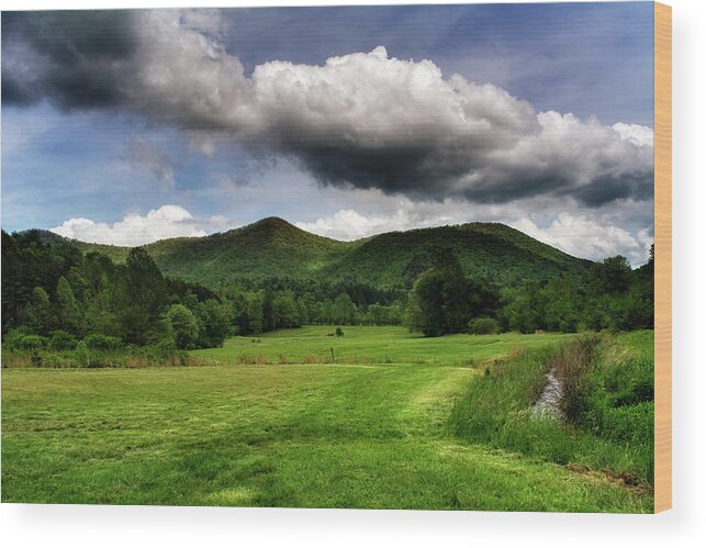 Mountains Wood Print featuring the photograph The Mountains of Western North Carolina by Greg and Chrystal Mimbs