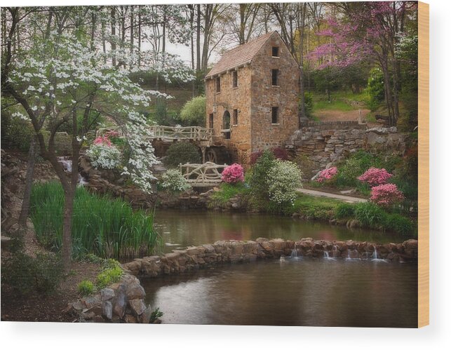Mill Wood Print featuring the photograph The Old Mill by Jonas Wingfield