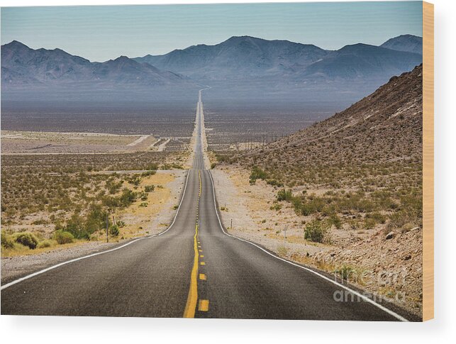 America Wood Print featuring the photograph The Open Road by JR Photography