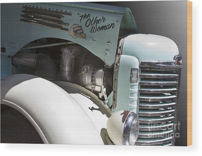 Truck Wood Print featuring the photograph The Other Woman by Tim Hightower