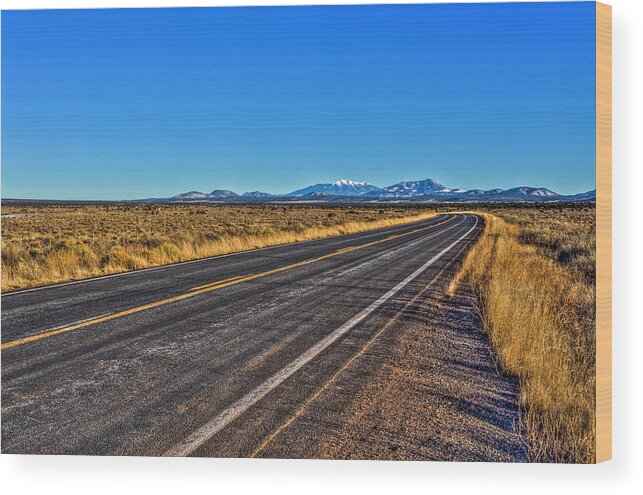 Flagstaff Az Wood Print featuring the photograph The Road to Flagstaff by Harry B Brown