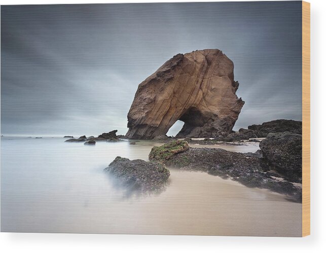 Jorgemaiaphotographer Wood Print featuring the photograph The rock by Jorge Maia