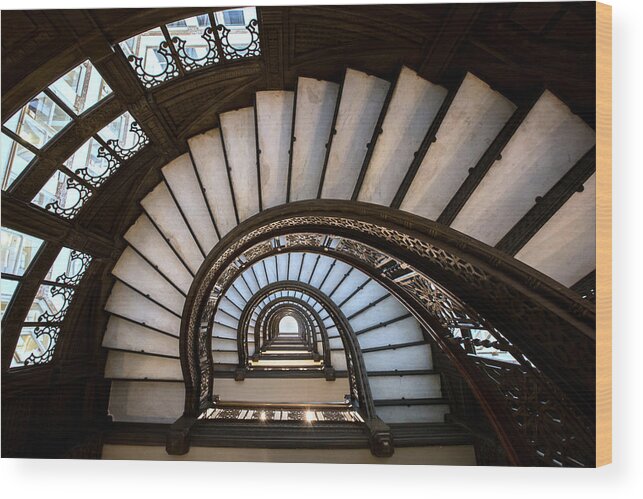 Chicago Wood Print featuring the photograph The Rookery - Chicago by Ryan Smith