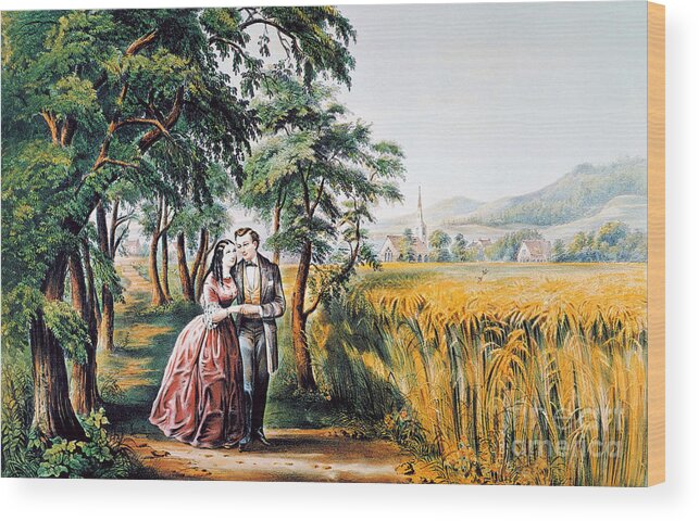 1868 Wood Print featuring the photograph The Season Of Love by Granger
