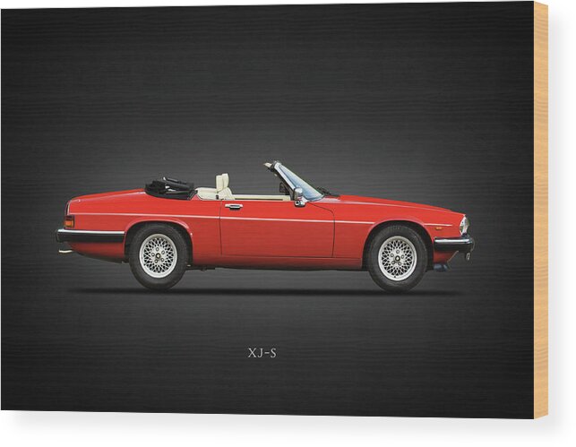 Jaguar Xjs Wood Print featuring the photograph The V12 XJ-S by Mark Rogan