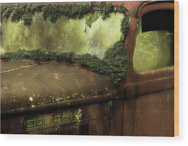 Antique Truck Wood Print featuring the photograph This Old Truck 2 by Mike Eingle