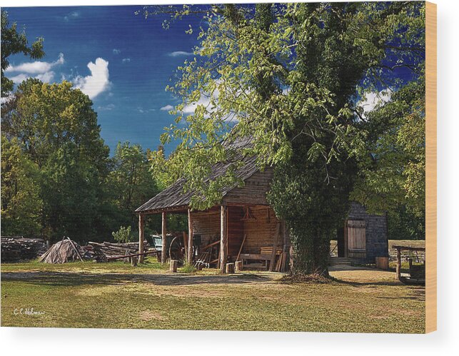 Barn Wood Print featuring the photograph Tobacco Barn by Christopher Holmes