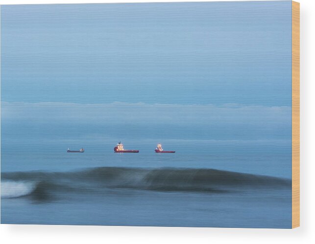 Tranquil Wood Print featuring the photograph Tranquil Sea by Veli Bariskan
