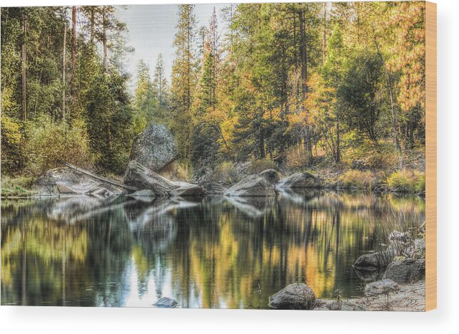 Susaneileenevans Wood Print featuring the photograph Tranquility by Susan Eileen Evans
