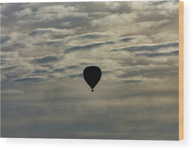 Balloon Wood Print featuring the photograph Up Up and Away by Douglas Killourie