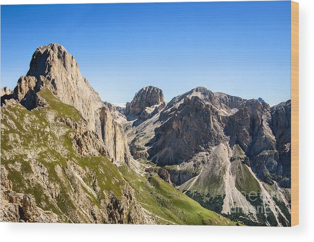 Alto Adige Wood Print featuring the photograph Vajolet Valley by Alexander Kunz