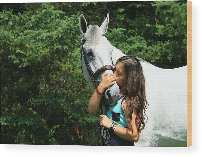  Wood Print featuring the photograph Vanessa-Ireland44 by Life With Horses