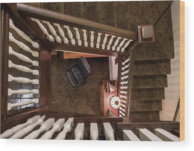 Arizona Wood Print featuring the photograph Victorian Stairway by Glenn DiPaola