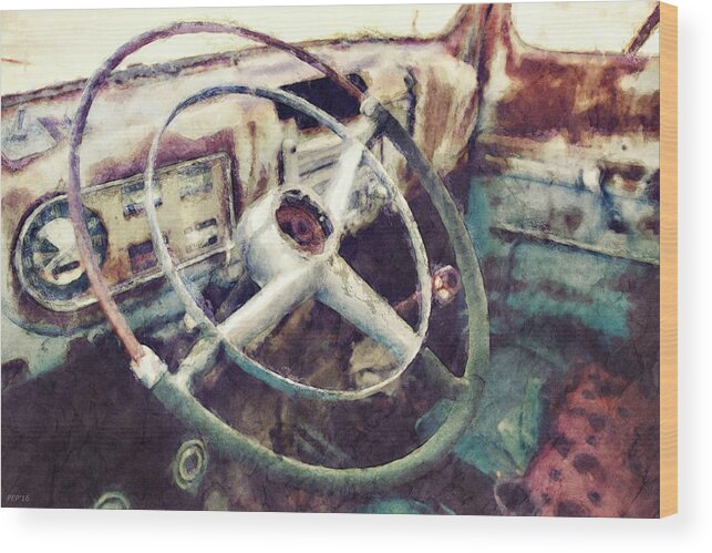 Truck Wood Print featuring the photograph Vintage Pickup Truck by Phil Perkins