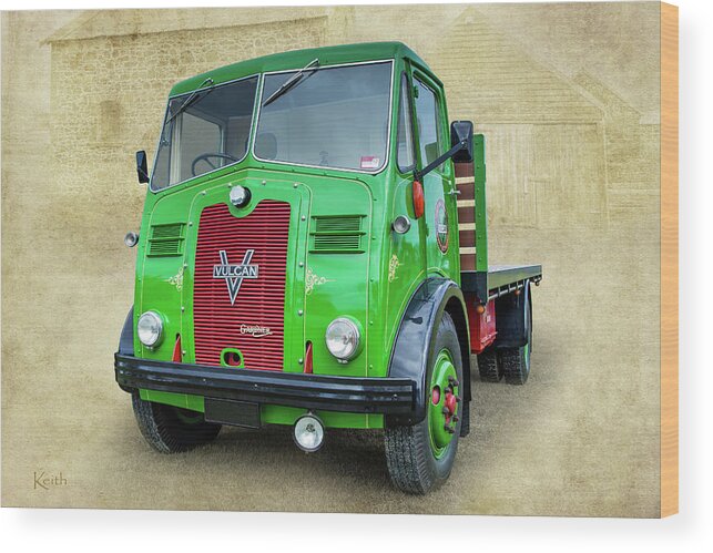 Truck Wood Print featuring the photograph Vulcan by Keith Hawley