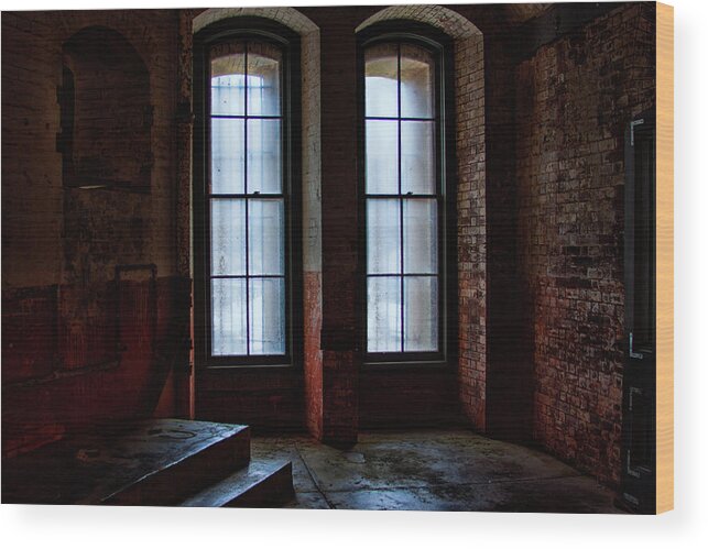 Fort Point Wood Print featuring the photograph Waiting Inside by Mike Trueblood