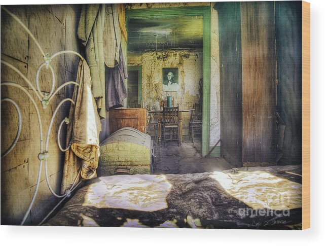 All-american Wood Print featuring the photograph Waking up in the Morning with George by Craig J Satterlee