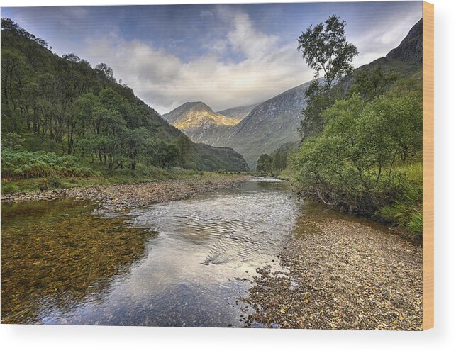 Scotland Wood Print featuring the photograph Water of Nevis by Claudio Bacinello