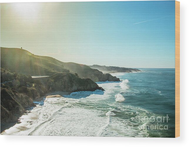 Cliff Wood Print featuring the photograph Westcoast highway number 1 sunny coast by Amanda Mohler